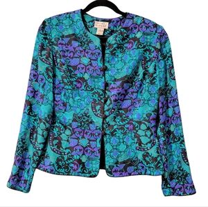 Adrianna Papell/Vintage/100% Silk/Size 10/Blazer
